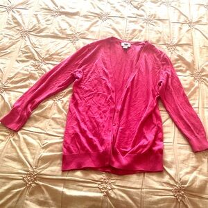 Old Navy pink cardigan